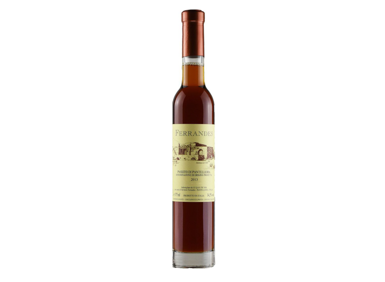 Passito di Pantelleria 2013 Ferrandes vino dolce siciliano da Zibibbo