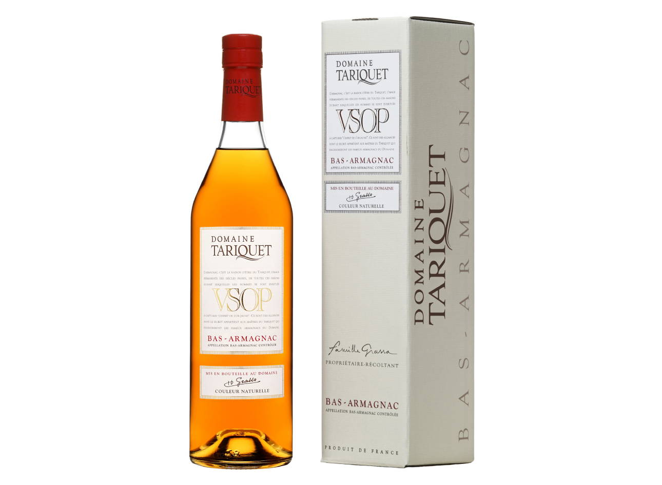 Bas Armagnac VSOP Domaine Tariquet con confezione
