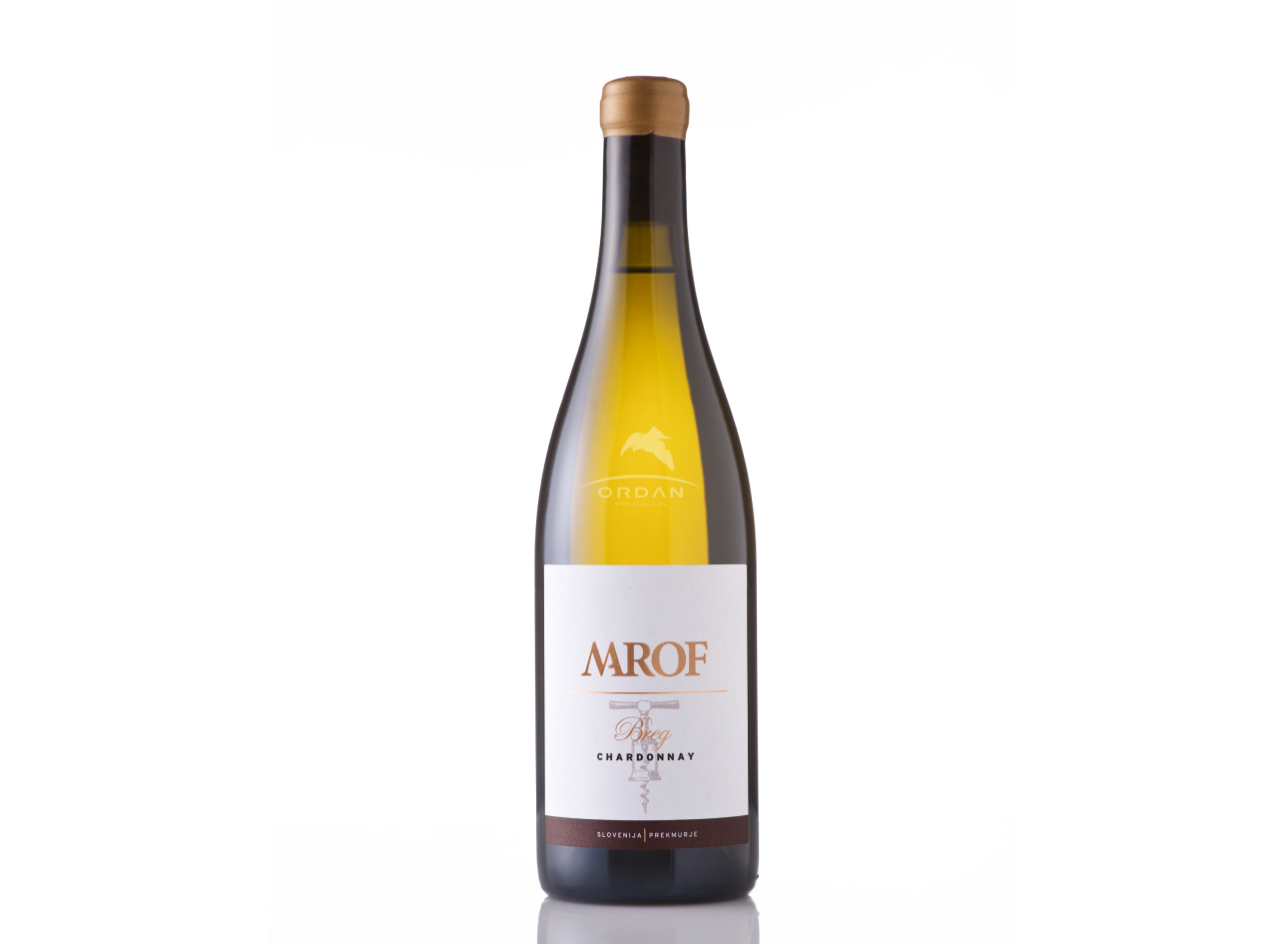 Breg Chardonnay Marof vino bianco sloveno da 75 cl