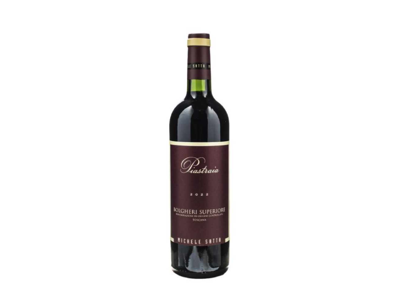 Piastraia Bolgheri Superiore DOC Michele Satta vino rosso toscano